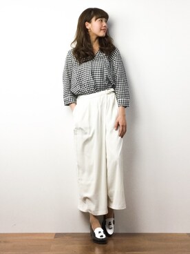 内山陽菜さん(レディース・149cm)の春コーディネート