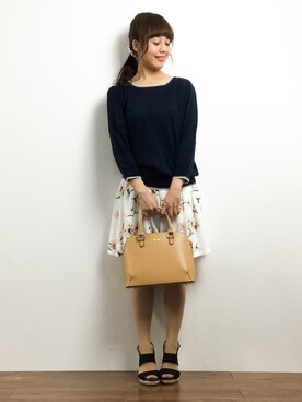 内山陽菜さん（レディース・149cm）の春コーディネート