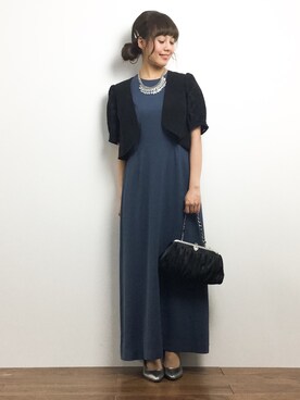 「Steven Alan（スティーブンアラン）のアイテム（ワンピース/ドレス）」を使った、内山陽菜さん（レディース・149cm）の春コーディネート