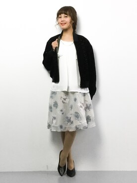 内山陽菜さん（レディース・149cm）の春コーディネート