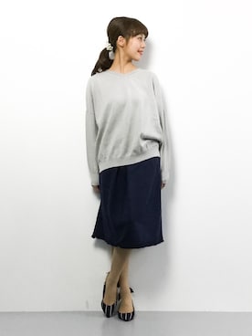 内山陽菜さん（レディース・149cm）の春コーディネート