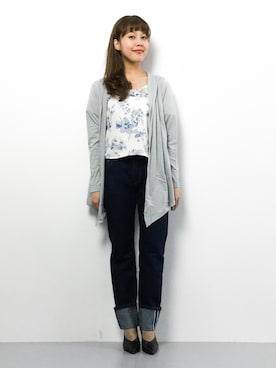 内山陽菜さん（レディース・149cm）の春コーディネート