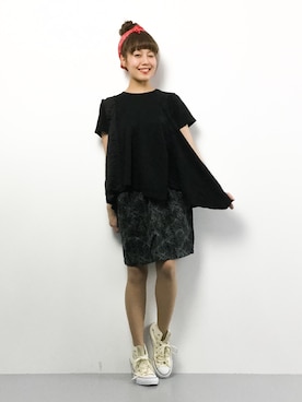 内山陽菜さん（レディース・149cm）の春コーディネート