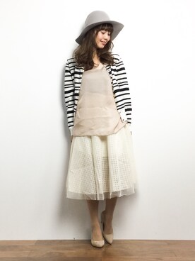 内山陽菜さん（レディース・149cm）の春コーディネート