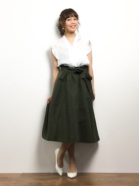 内山陽菜さん（レディース・149cm）の春コーディネート