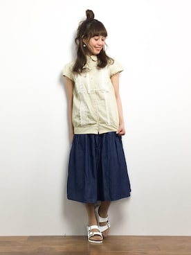 内山陽菜さん(レディース・149cm)の春コーディネート