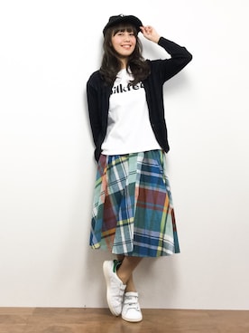 内山陽菜さん（レディース・149cm）の春コーディネート