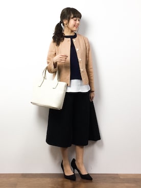 内山陽菜さん（レディース・149cm）の春コーディネート