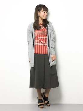 内山陽菜さん（レディース・149cm）の春コーディネート