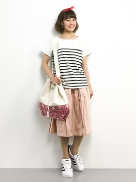 内山陽菜さん(レディース・149cm)の春コーディネート