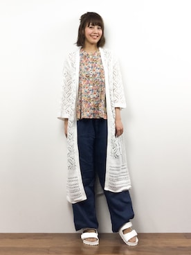 内山陽菜さん(レディース・149cm)の春コーディネート
