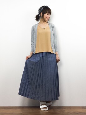 内山陽菜さん（レディース・149cm）の春コーディネート