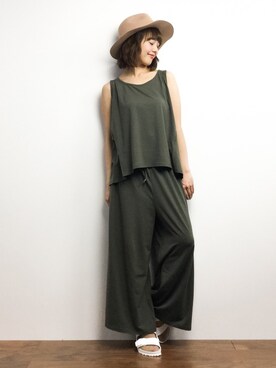 内山陽菜さん（レディース・149cm）の春コーディネート