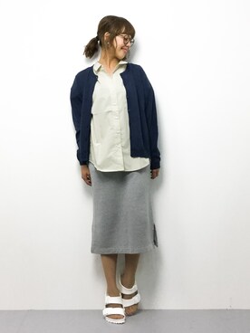 内山陽菜さん（レディース・149cm）の春コーディネート