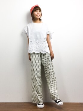 内山陽菜さん（レディース・149cm）の春コーディネート