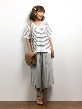 内山陽菜さん（レディース・149cm）の春コーディネート