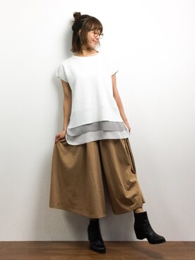 内山陽菜さん(レディース・149cm)の春コーディネート