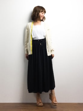 内山陽菜さん（レディース・149cm）の春コーディネート