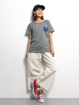 内山陽菜さん（レディース・149cm）の春コーディネート