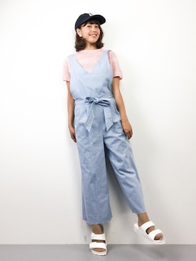 内山陽菜さん(レディース・149cm)の春コーディネート