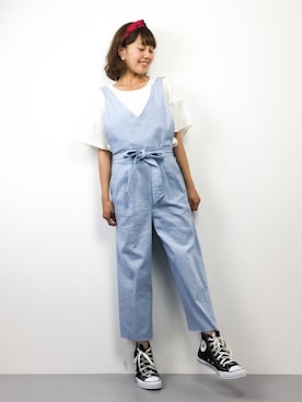 内山陽菜さん（レディース・149cm）の春コーディネート