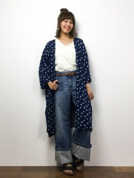 内山陽菜さん（レディース・149cm）の夏コーディネート