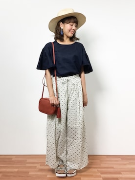 内山陽菜さん（レディース・149cm）の夏コーディネート