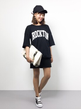 内山陽菜さん（レディース・149cm）の夏コーディネート