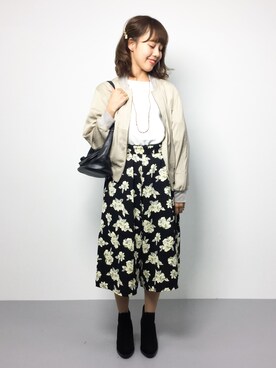 内山陽菜さん（レディース・149cm）の夏コーディネート