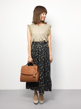 内山陽菜さん(レディース・149cm)の夏コーディネート