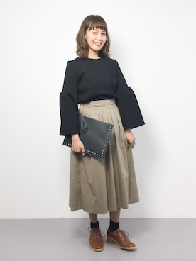 内山陽菜さん(レディース・149cm)の夏コーディネート
