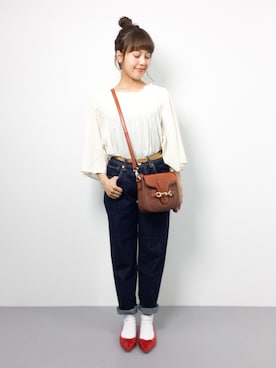 内山陽菜さん（レディース・149cm）の夏コーディネート