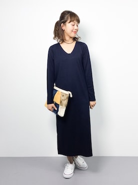 内山陽菜さん（レディース・149cm）の夏コーディネート