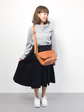 内山陽菜さん(レディース・149cm)の秋コーディネート