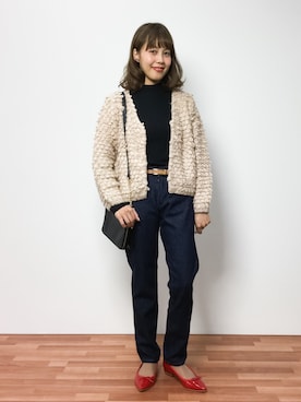 内山陽菜さん(レディース・149cm)の秋コーディネート