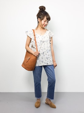 内山陽菜さん（レディース・149cm）の秋コーディネート