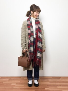 内山陽菜さん(レディース・149cm)の秋コーディネート