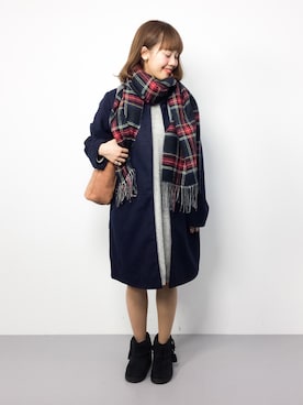 「Luz Llena (glifeed） （ラズレナグリフィード）のアイテム」を使った、内山陽菜さん（レディース・149cm）の秋コーディネート