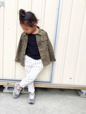 Noaさん（キッズ・100cm）の春コーディネート