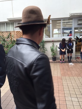 「ART COMES FIRST（アートカムズファースト）のアイテム（ジャケット/アウター）」を使った、森本伸さん（メンズ・174cm）の秋コーディネート