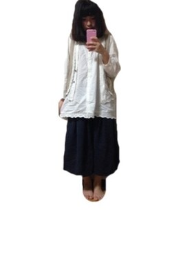 「アイテム（ベスト、ベージュ系）」を使った、あやかちゃんさん（レディース・151cm）の夏コーディネート