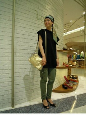 Le Talon 博多店スタッフさん(レディース・163cm)の春コーディネート