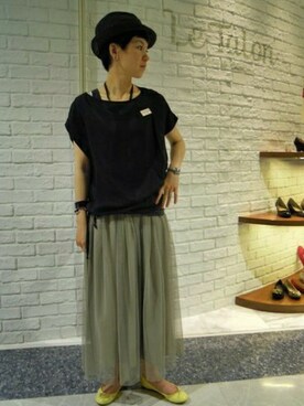 Le Talon 博多店スタッフさん（レディース・163cm）の春コーディネート