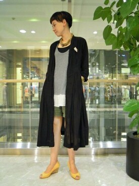 Le Talon 博多店スタッフさん（レディース・163cm）の夏コーディネート