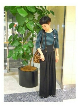 Le Talon 博多店スタッフさん（レディース・160cm）の夏コーディネート