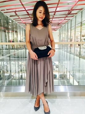 Le Talon 博多店スタッフさん（レディース・160cm）の夏コーディネート