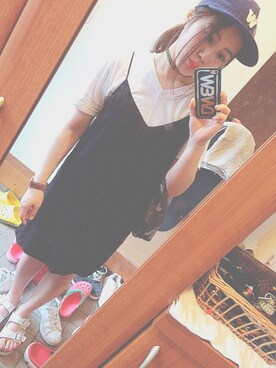 「アイテム（チョーカー）」を使った、Aikoさん（レディース・155cm・10代）の夏コーディネート