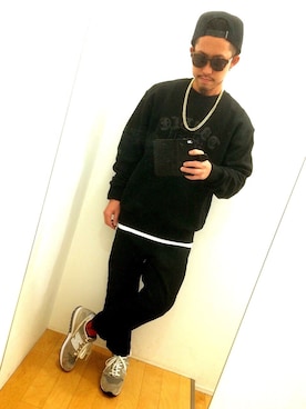 「アイテム（チノパンツ）」を使った、ちゅうさん（メンズ・166cm）の冬コーディネート