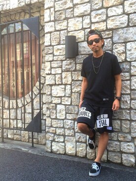 「アイテム（ネックレス）」を使った、ちゅうさん（メンズ・166cm）の春コーディネート