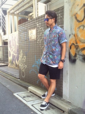 「アイテム（サングラス）」を使った、ちゅうさん（メンズ・166cm・20代）の春コーディネート